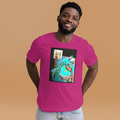 Unisex T- Shirt "Love" Says Mr. Giraffe