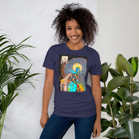 Unisex T-Shirt "Peace" Says Mr. Giraffe